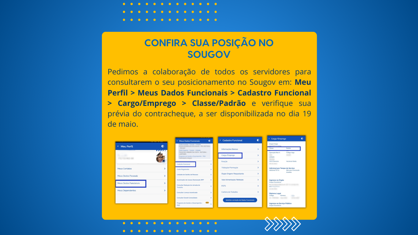 Instagram Post comunicado chamativo azul e amarelo Site 1